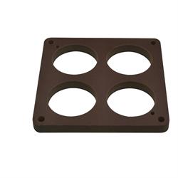 Quick Fuel 300-4008QFT Phenolic Carb Spacer, 1/2 In, 4-Hole, 300-4008