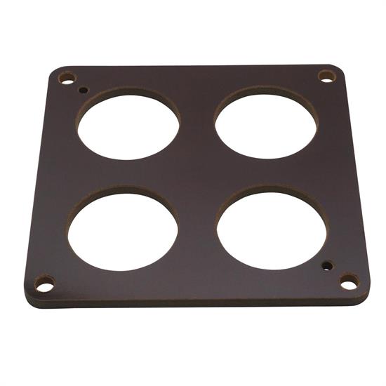 Quick Fuel 300-4010QFT Phenolic Carb Spacer, 1/4 In, 4-Hole, 300-4010