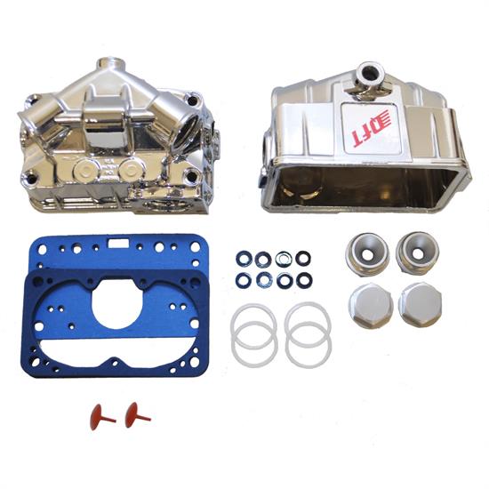 Quick Fuel 34-103QFT Chrome Fuel Bowl Kit, Aluminum
