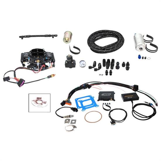 Quick Fuel QFI-500BDM Fuel Injection Master Kit, Black Diamond