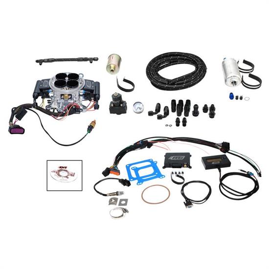 Quick Fuel QFI-500SM Fuel Injection Master Kit, Polished Aluminum