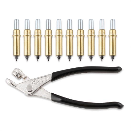 Earls 044ERL Clecos, 3/16 Inch, 10 Pieces with Pliers