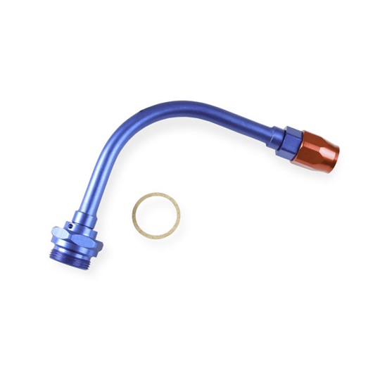 Earls 103176LERL Push on 90 Degree Tube, 7/8-20 Swivel