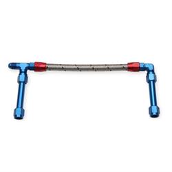 Earls 104185ERL -8 AN Single Inlet with Stainless Hose