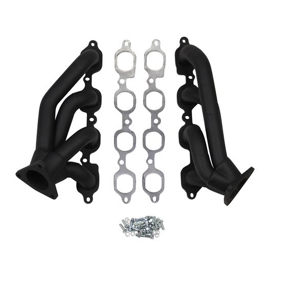Flowtech 11548FLT Shorty LT Headers, Black Painted, 2014-15 Silverado