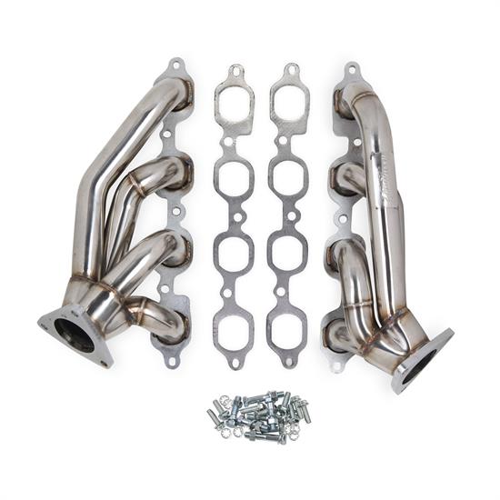 Flowtech 11549FLT Shorty LT Headers, Polished, 2014-2015 Silverado