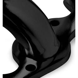 Flowtech 11701FLT Tight Fit Block Hugger Header, BB Chevy, Black Paint