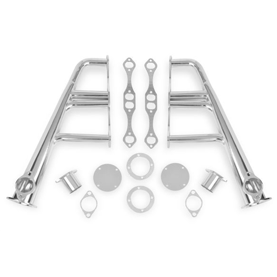 Flowtech 11702-7FLT SB Chevy Lakester Header, 1-5/8 Inch Primaries