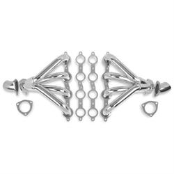 Flowtech 11706-1FLT Tight Fit Block Hugger Header, Silver Metallic