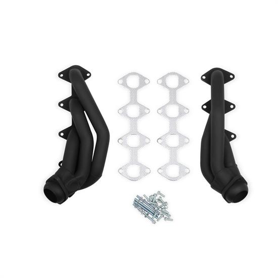 Flowtech 12125FLT Shorty Headers, Black Painted, 2005-2010 Mustang