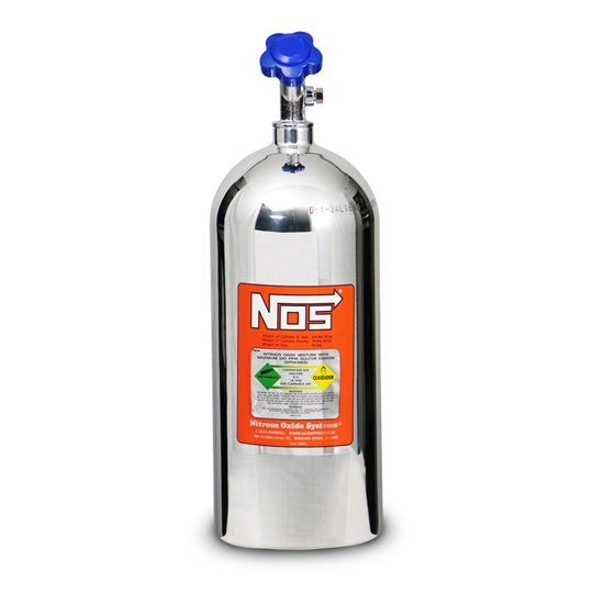 NOS 14745-PNOS Nitrous Bottle, Polished Finish, 10 Pound
