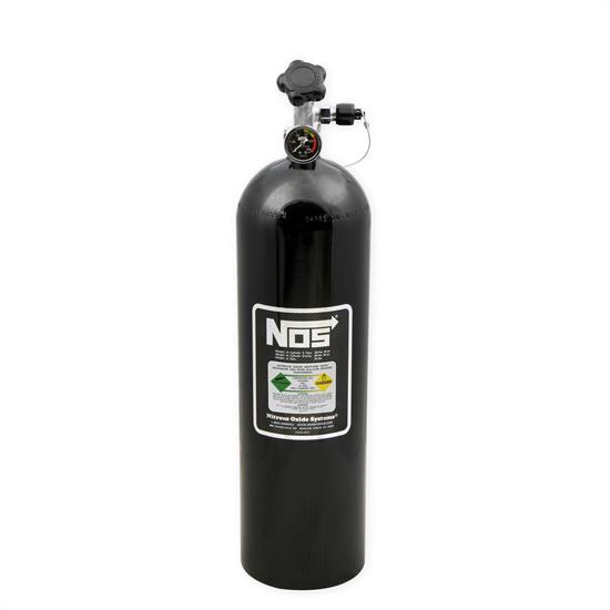 NOS 14750B-ZR1NOS Nitrous Bottle, 10 Pound, Super Hi Flo, Black