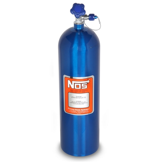 NOS 14750-ZR1NOS Nitrous Bottle w/ Hi-Flow Valve, Electric Blue Finish