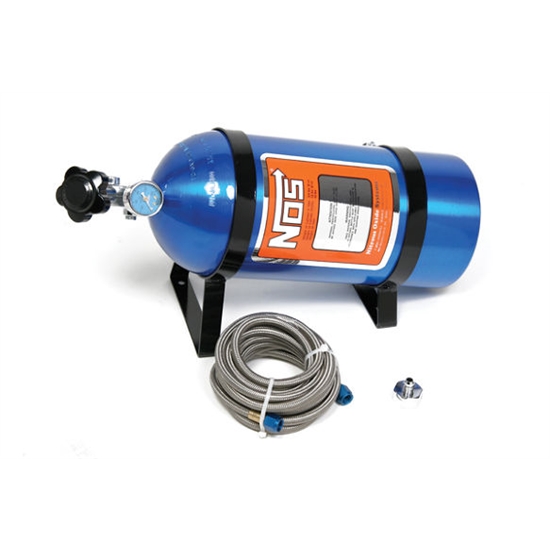 NOS 14763NOS Hi-Flow Nitrous Bottle Kit, 15 Pound