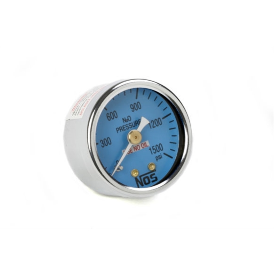 NOS 15913NOS Nitrous Pressure Gauge, 11/2 Inch Diameter