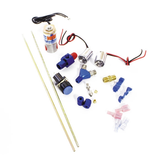 NOS 16037NOS Ntimidator Illuminated Dual BLUE LED Nitrous Purge Kit