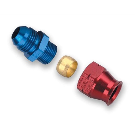Earls 165008ERL -8 AN Male to 1/2 Inch Tubing Adapter