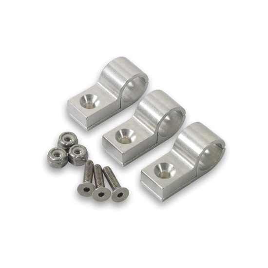 Earls 170209ERL Line Clamp, 9/16 Inch, Package Of 3, Polished