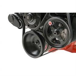 Holley 20-242BK BBC Mid-Mount Complete Accessory System, Black