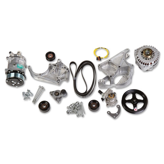 Holley 20-137 LS Complete Accessory Drive Kit w/SD508 A/C Compressor