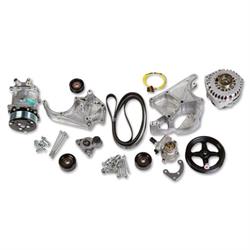 Holley 20-137 LS Complete Accessory Drive Kit w/SD508 A/C Compressor