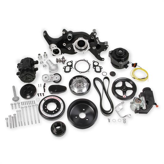 Holley 20-200BK Premium Mid-Mount Complete Accessory System, LT