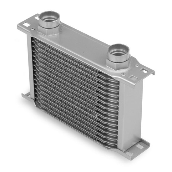 Earls 21600ERL 16 Row Oil Cooler Core, Gray