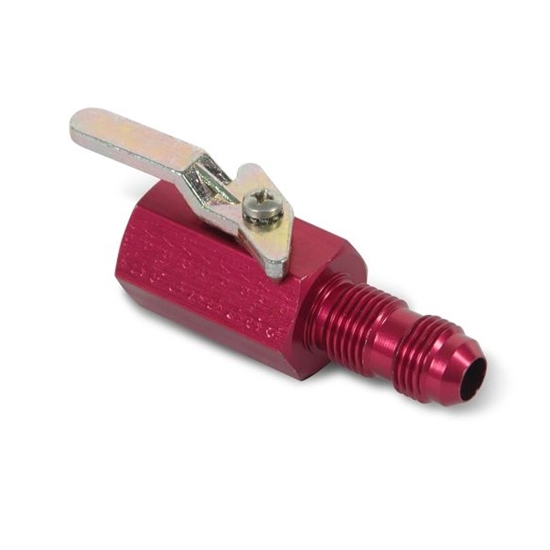 Earls 230502ERL Shut-Off Valve, 0.375 Inch Female NPT Inlet, -6 AN Outlet