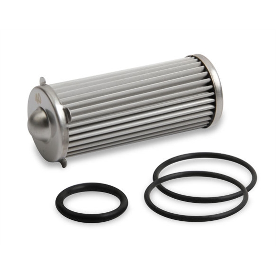 Earls 230619ERL HP Billet Fuel Filter Element & O-Ring Kit, 260 GPH