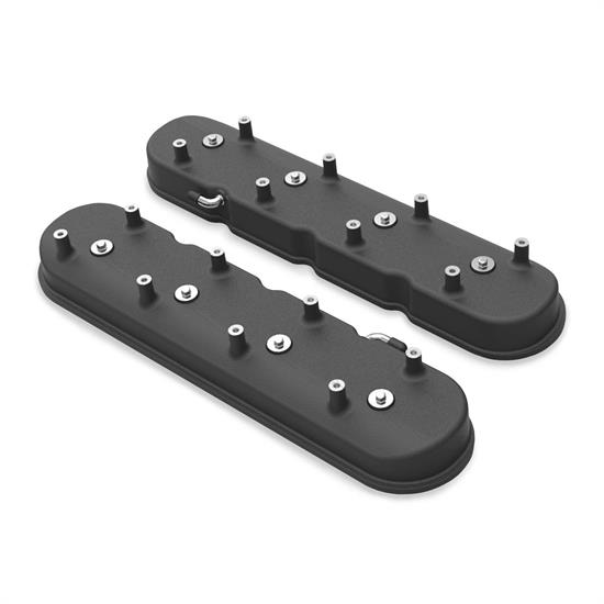 Holley 241-97 Tall LS Valve Cover, Dry Sump, Satin Black
