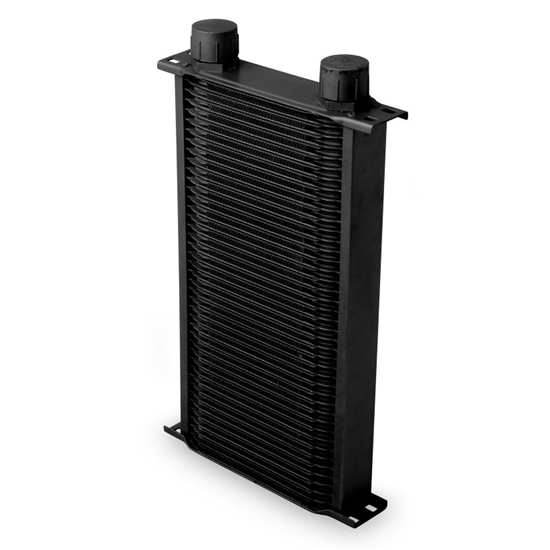 Earls 24216AERL 42 Row Oil Cooler, -16 AN, Black