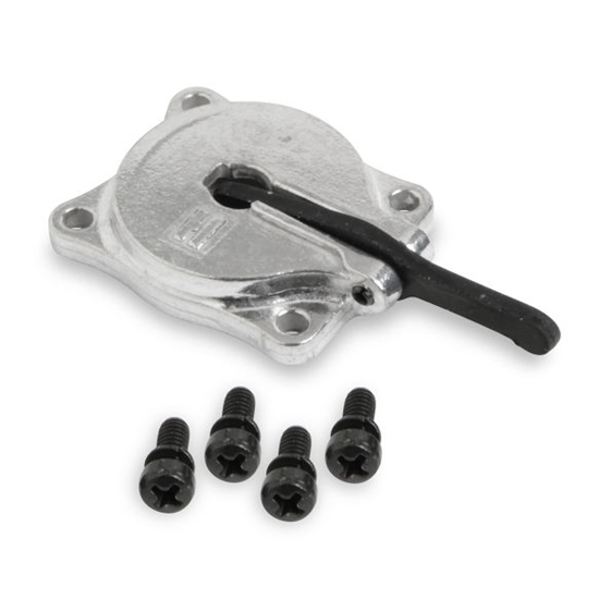 Holley 26-139BK Shiny Aluminum Accelerator Pump cover, 30cc
