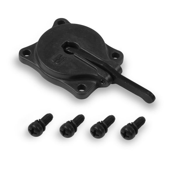Holley 26-139HB Aluminum Accelerator Pump Cover, Black Anodized, 30cc