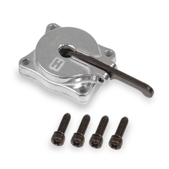 Holley 26-140BK Shiny Aluminum Accelerator Pump Cover, 50cc