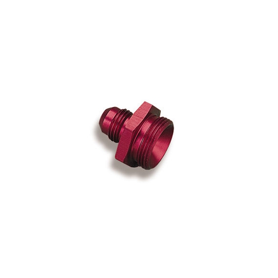 Holley 26-73 Fuel Inlet Fitting For Center Hung Bowl, 7/8-20 to -6AN