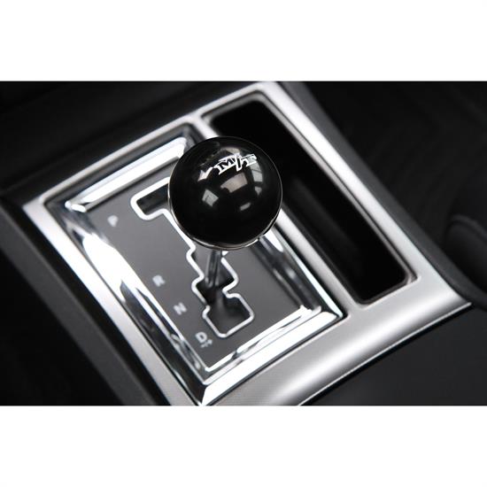 Holley 270-100 Universal Fit M/T Logo Shift Knob, Black
