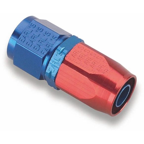 Earls 300106ERL Auto Fit Female Hose End, Straight, -6 AN to -6 AN