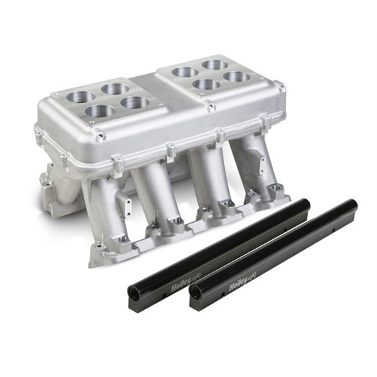 Holley 300-114 EFI Hi-Ram Intake, 2 x 4500