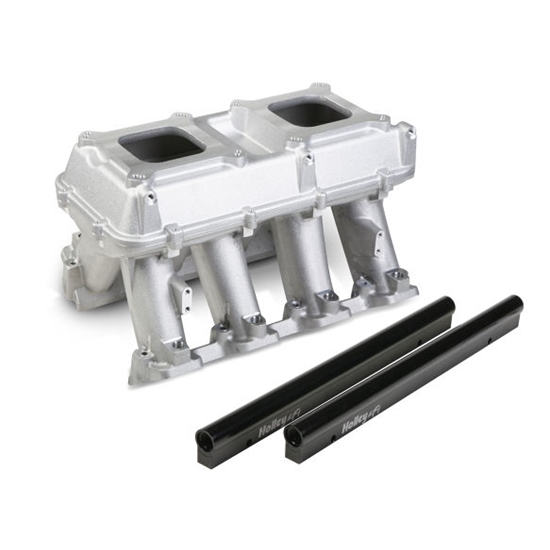 Holley 300-115 EFI Hi-Ram Intake, 2 x 4150