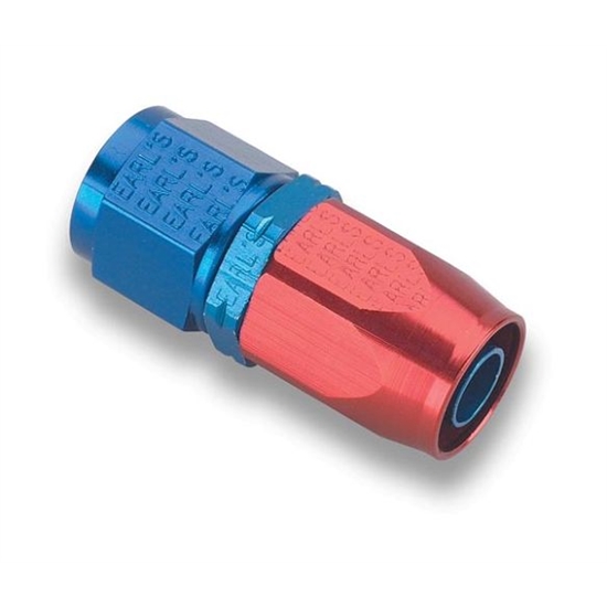 Earls 300116ERL Auto Fit Female Hose End, Straight, -16 AN to -16 AN