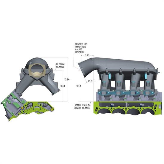 Holley 300-141 Hi-Ram Intake Manifold, GM LT1, 1 x 92mm