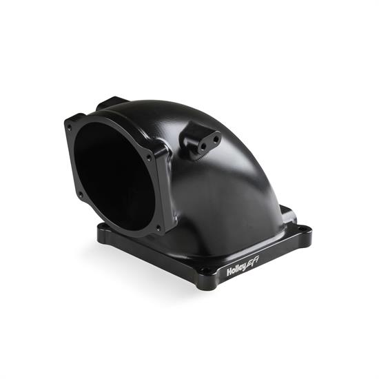 Holley EFI 300-253BK Billet 4500 Throttle Body Intake Elbow, LS