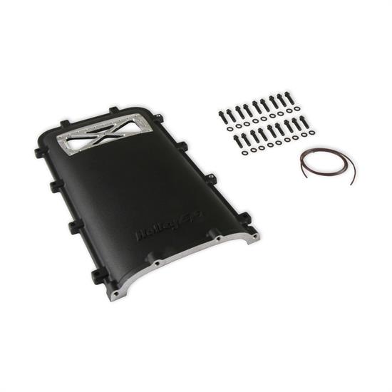 Holley 300-605BK LS Front-Feed Lo-Ram EFI Plenum Top, Black