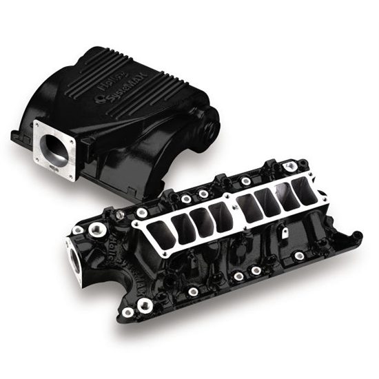 Holley 300-72BK EFI Intake Manifold, Black Ceramic Coated Finish