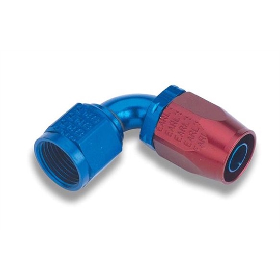 Earls 309104ERL Auto Fit Female Hose End, 90 Degree, -4 AN to -4 AN