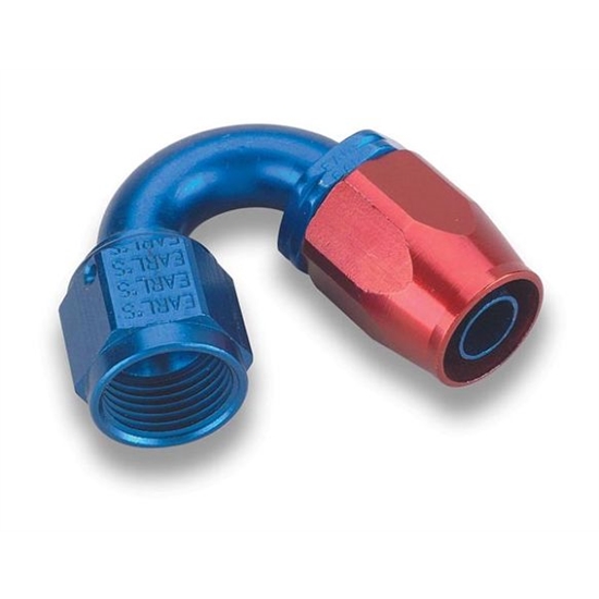 Earls 315012ERL Auto Fit Female Hose End, 150 Degree, -12 AN to -12 AN