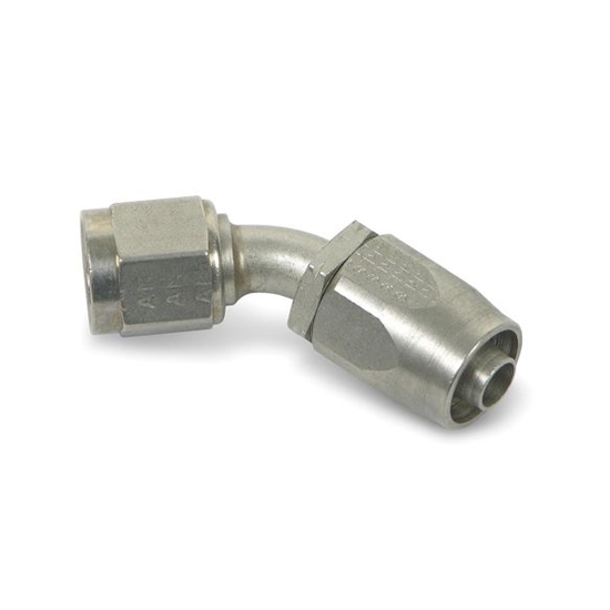 Earls 494606ERL Auto Fit 45 Degree Hose End, Female, -6 AN to -6 AN