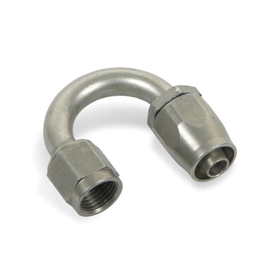 Earls 498006ERL Auto Fit 180 Degree Hose End, Female, -6 AN to -6 AN
