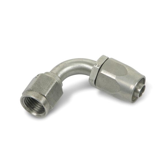Earls 499106ERL Auto Fit 90 Degree Hose End, Female, -6 AN to -6 AN