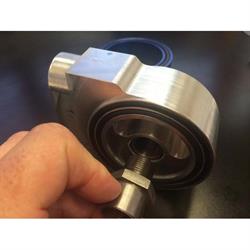 Earls 504ERL Billet Aluminum Sandwich Style Oil Thermostat